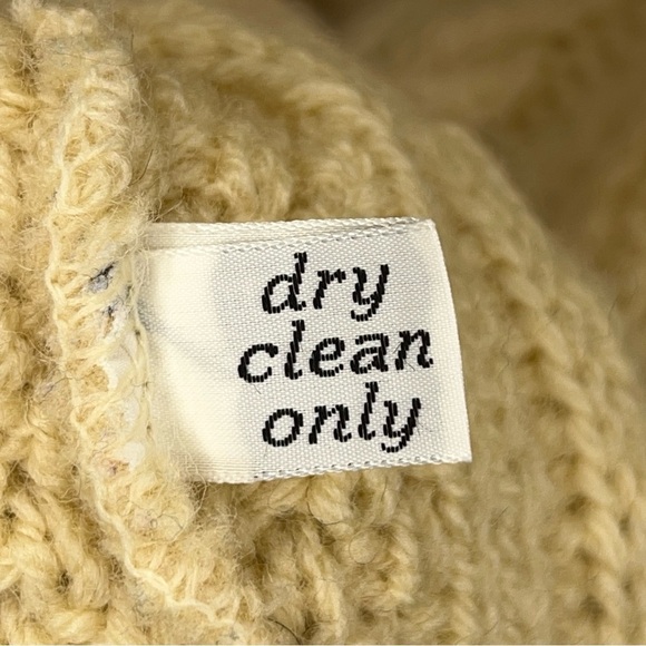 VINTAGE PENDLETON CREAM PURE WOOL MENS SWEATER XL MADE IN USA ACADEMIA - Picture 10 of 10